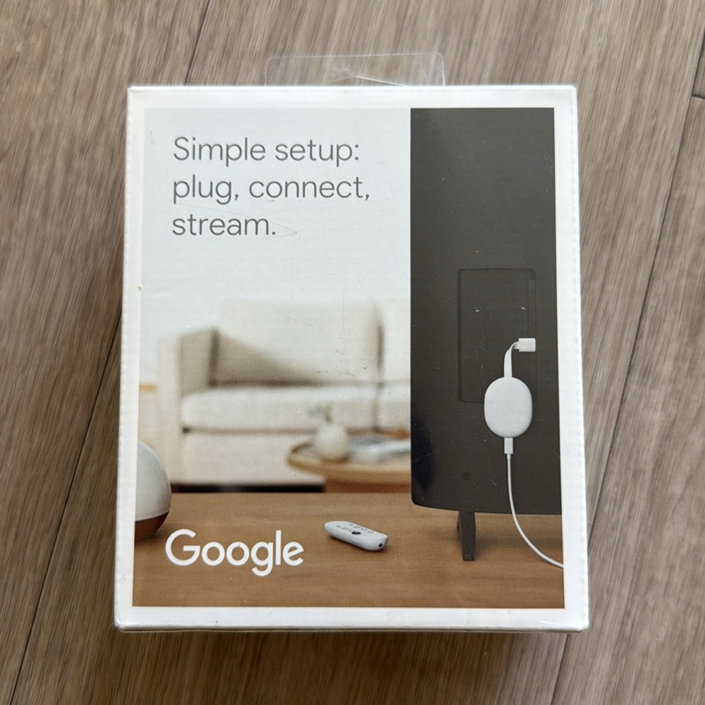 Sealed Google Chromecast with Google TV 4K - Picture 3 of 6